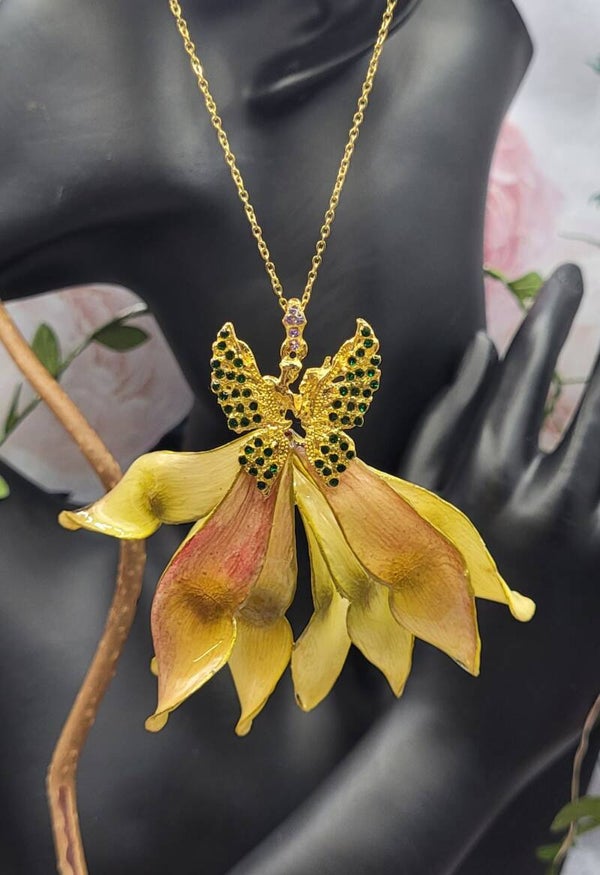 Collier Couple Papillon