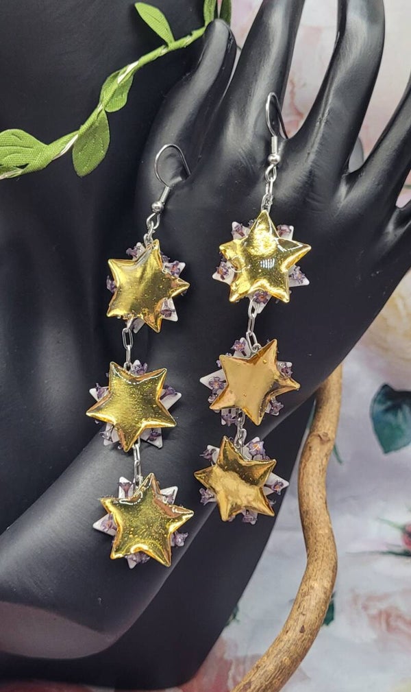 Boucles d'Oreilles Étoiles