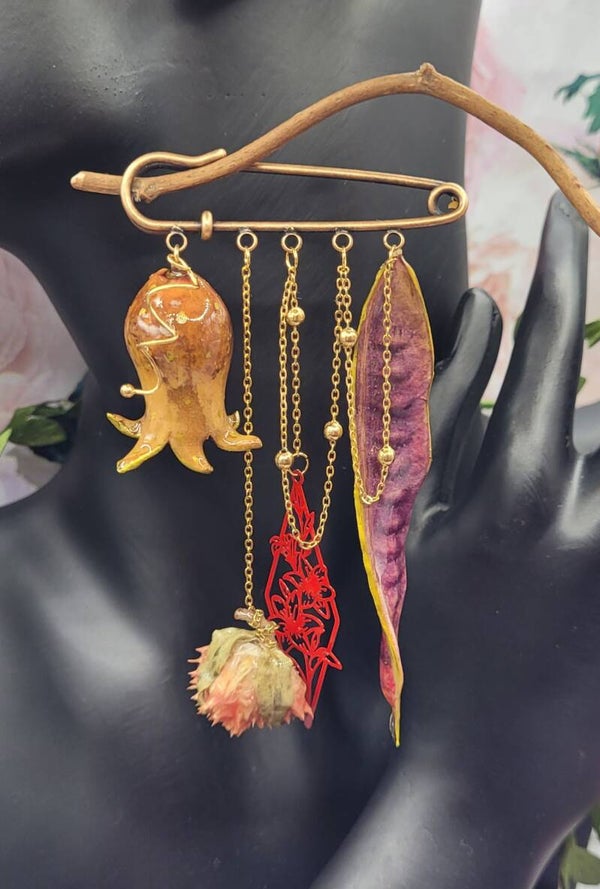 Broche Couleurs Automnales