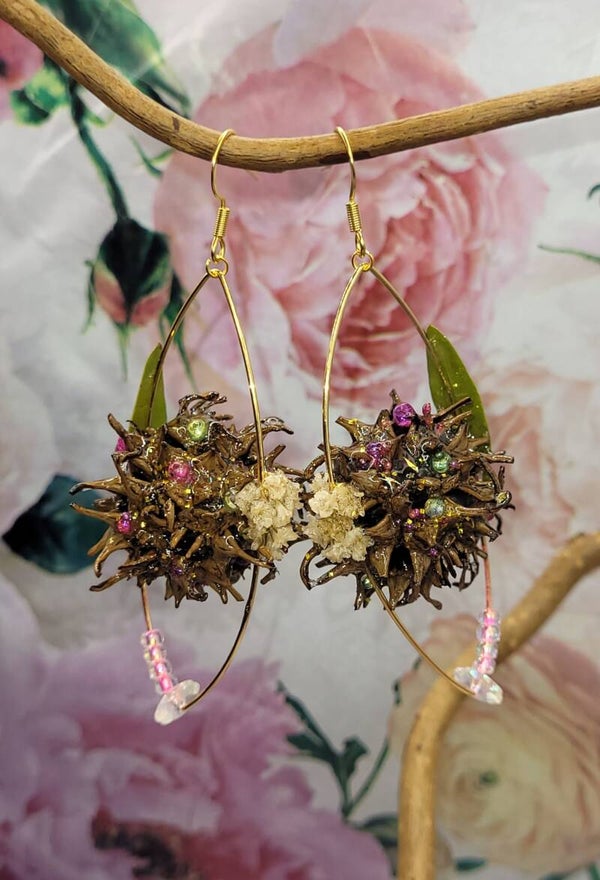 Boucles d'Oreilles Liquidambar
