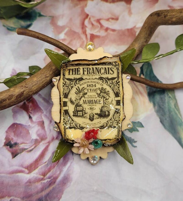 Broche Vintage Thé