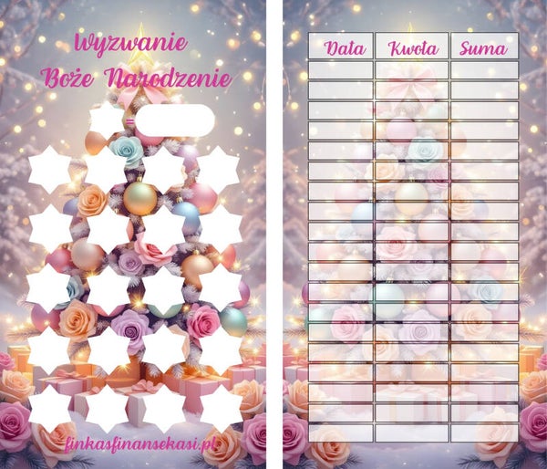 Wyzwanie oszczędnościowe "Boże Narodzenie"