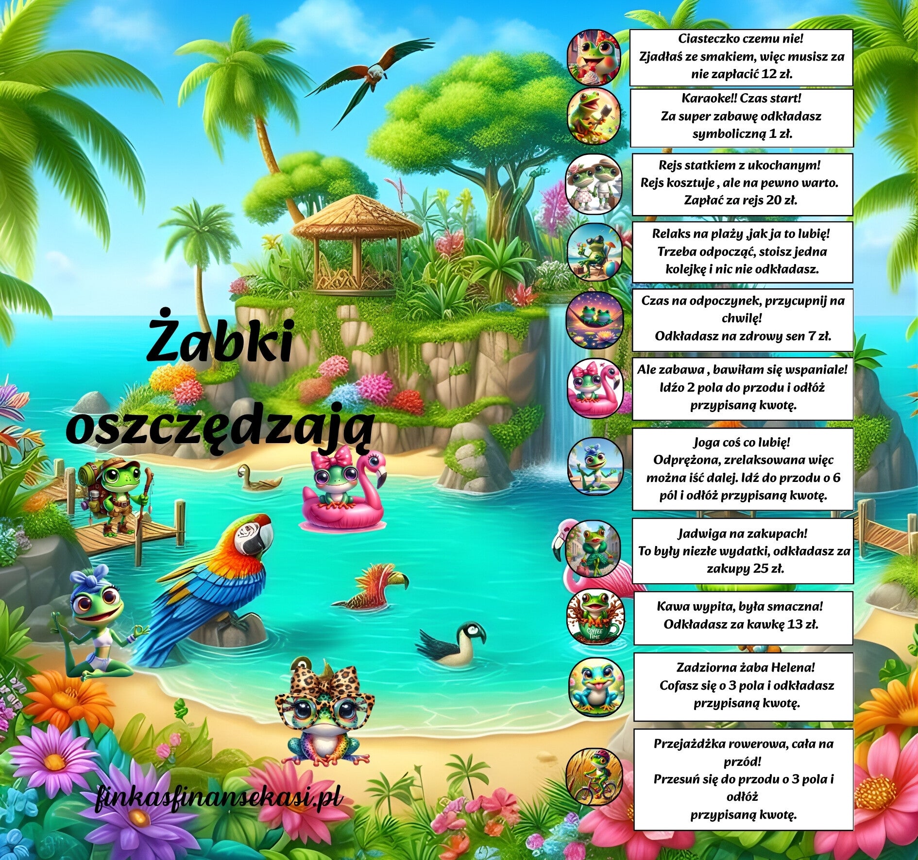 Wyzwanie oszczędnościowe "Żabki Oszczędzają"