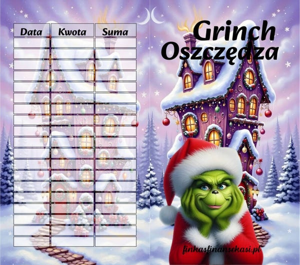 Wyzwanie oszczędnościowe  "Grinch Oszczędza"