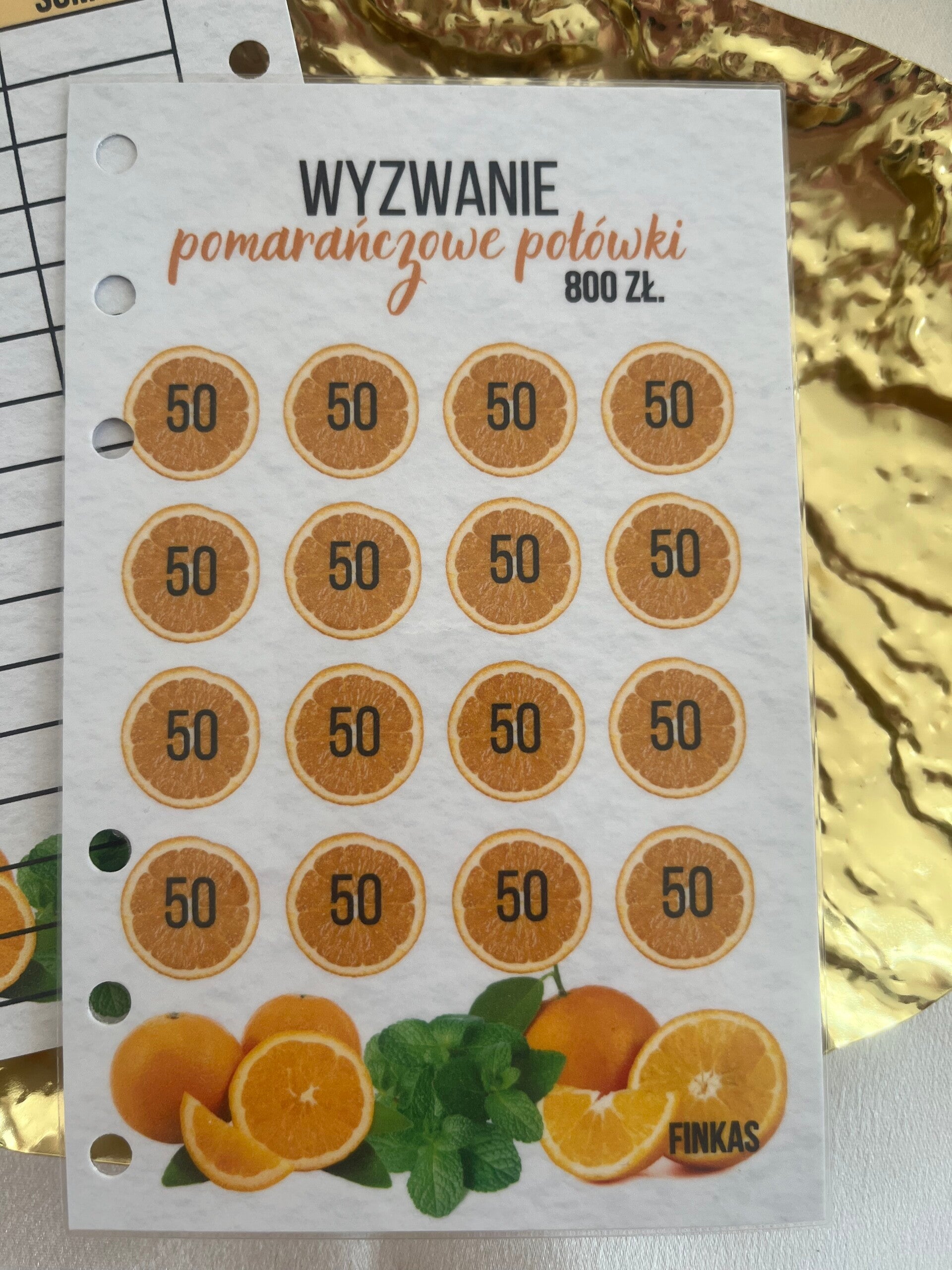 Wyzwanie "Pomarańczowe połówki'