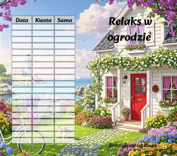 Wyzwanie oszczędnościowe "Gra Relaks w Ogrodzie"
