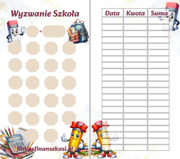 Wyzwanie oszczędnościowe "Szkoła"