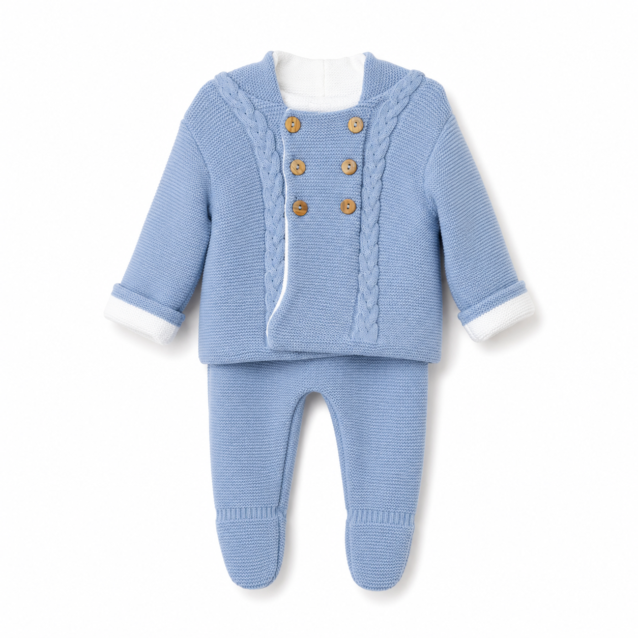 Baby winterjasje & broekje blauw