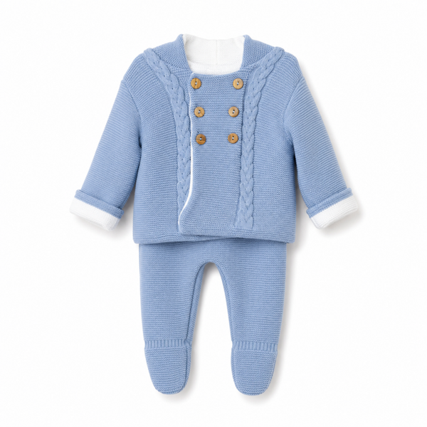 Baby winterjasje & broekje blauw