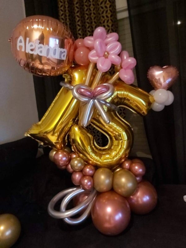 BOUQUET DE GLOBOS PERSONALIZADO MINI