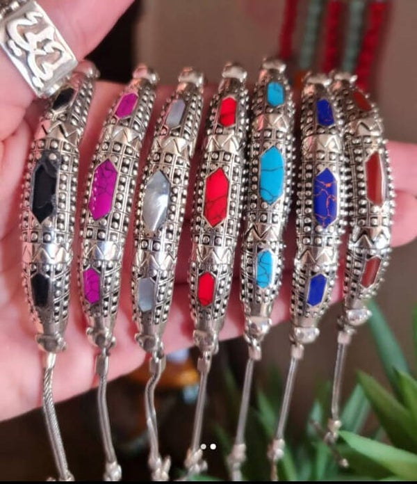 bracelets en couleurs