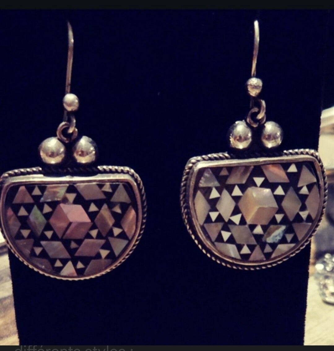 boucles d'oreilles arabesque