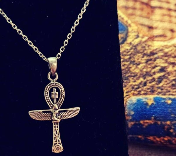 key of Life with Isis Wings necklace