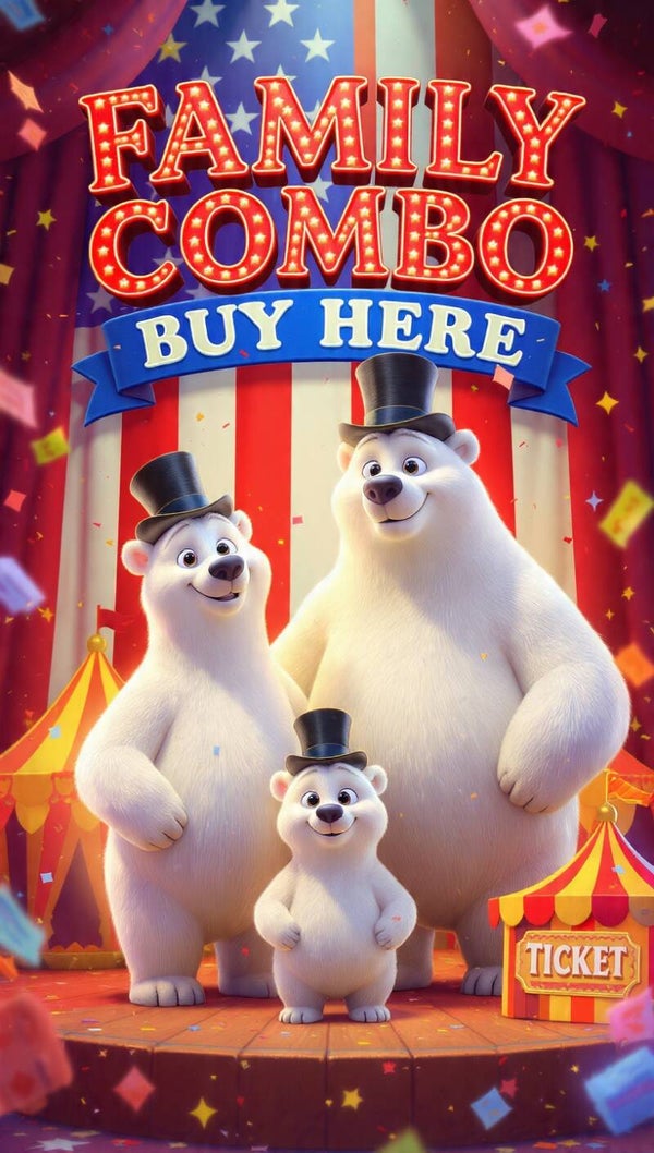 Family combo $60 2 adults 6 children