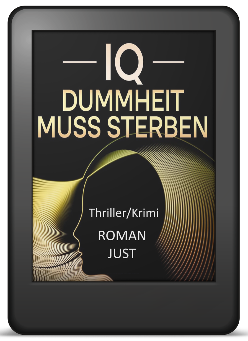 IQ-Dummheit muss sterben - Krimi/Thriller - Cover E-Book
