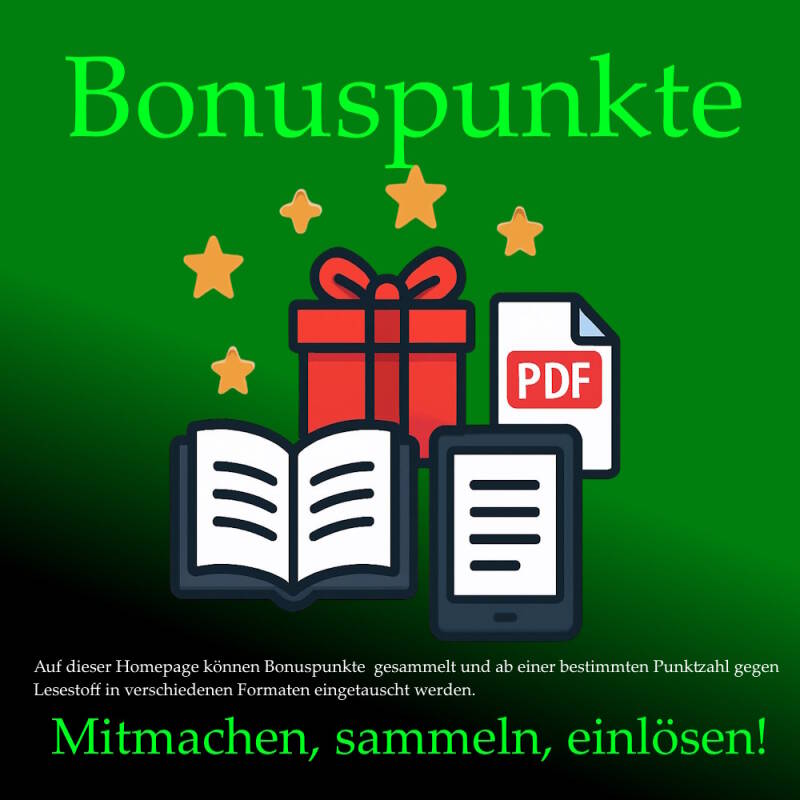 Ein Logo für die Bonuspunkte, die auf autorromanjust.de für Aktivitäten der Homepagebesucher vergeben werden.