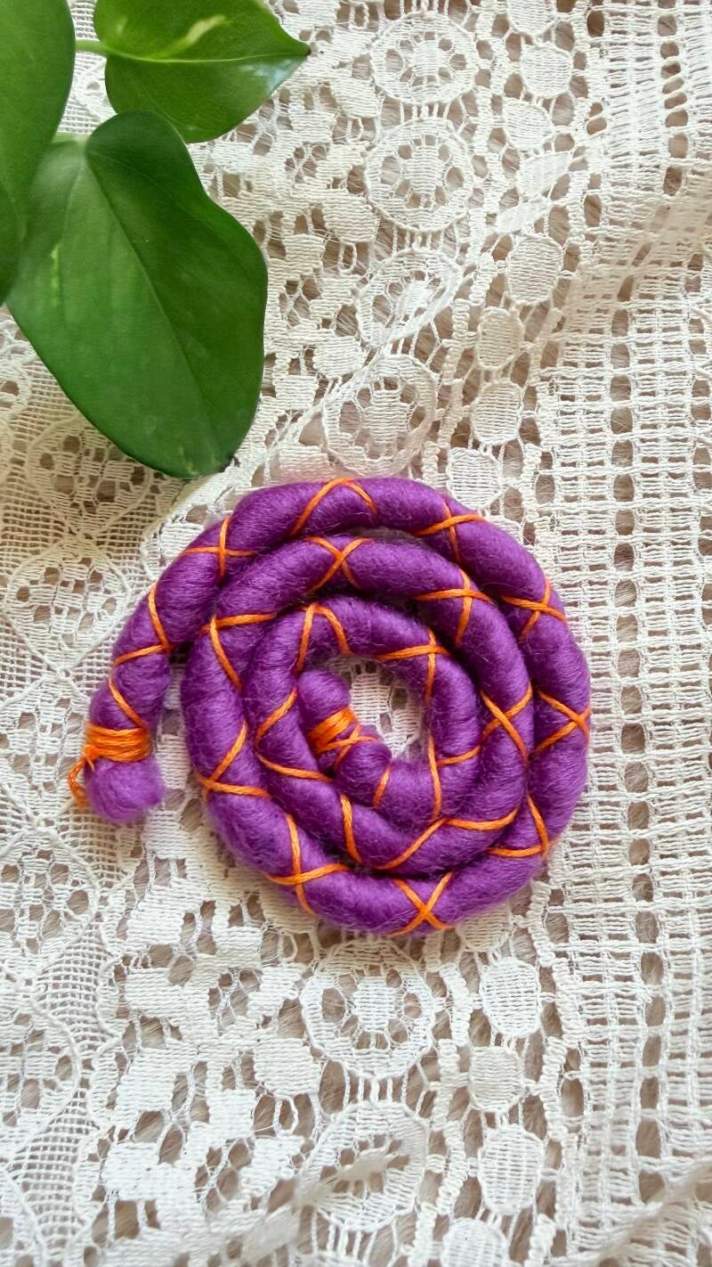 Spirale en laine 50 cm 18 euros