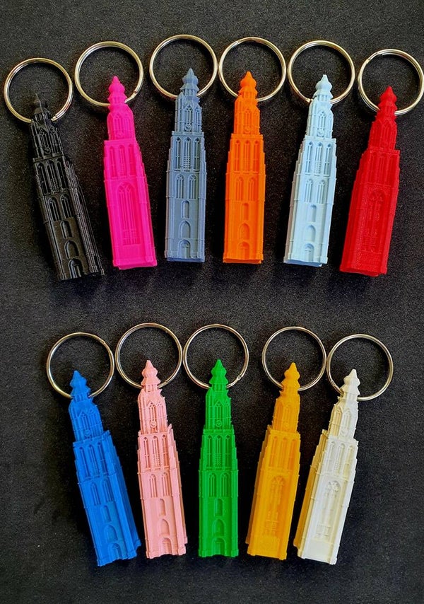 Sleutelhanger Onze Lieve Vrouwetoren 3D