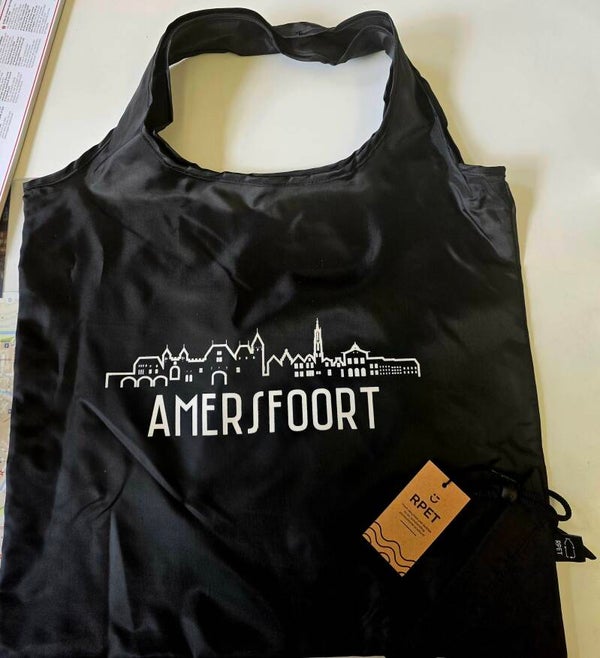 Herbruikbare Amersfoort tas met skyline