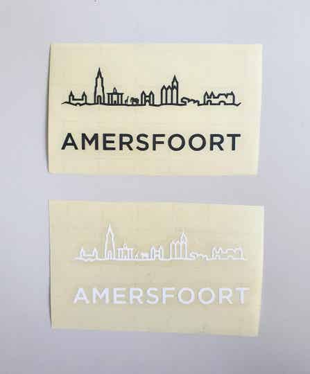 Autosticker Amersfoort met skyline