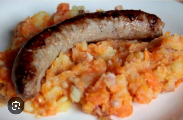 Saucisses de zébu et purée de carottes 400 g