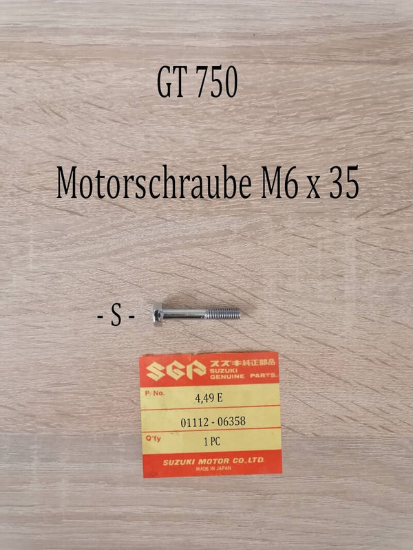 Suzuki GT 750 Motorschraube M6 x 35