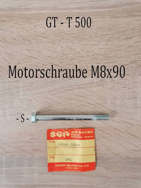 Suzuki GT - T 500 Motorschraube M8x90 gebraucht.