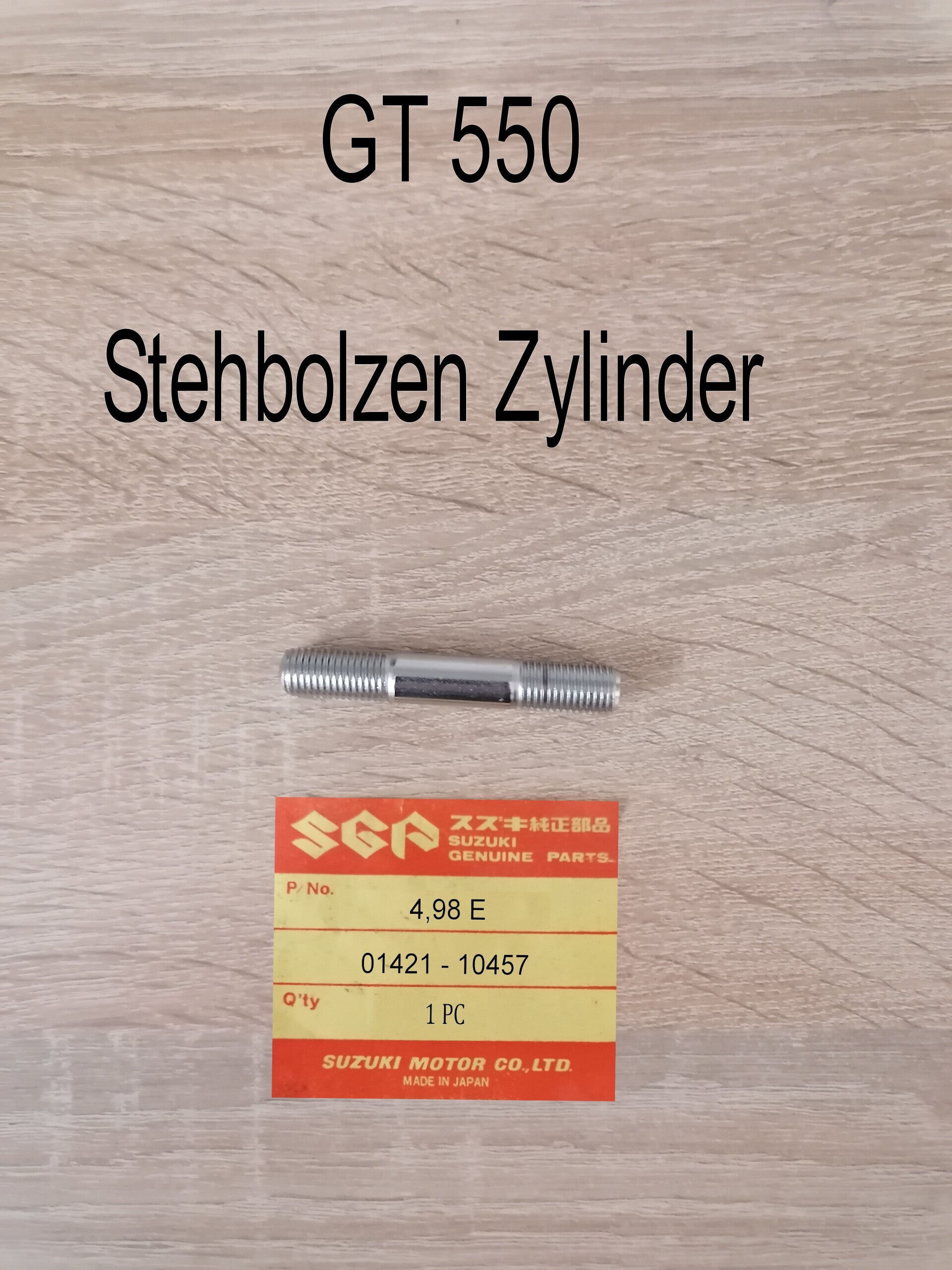 Suzuki GT 550 Stehbolzen Zylinder neu.