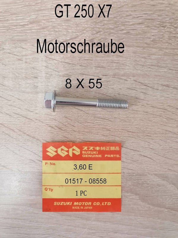 Suzuki GT 250 X7 Motorschraube neu.