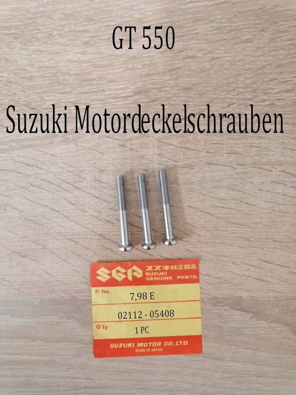 Suzuki GT 550 Motordeckelschraube neu.