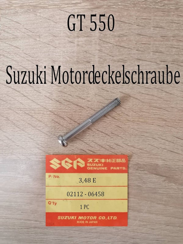 Suzuki GT 550 Motordeckelschraube neu.