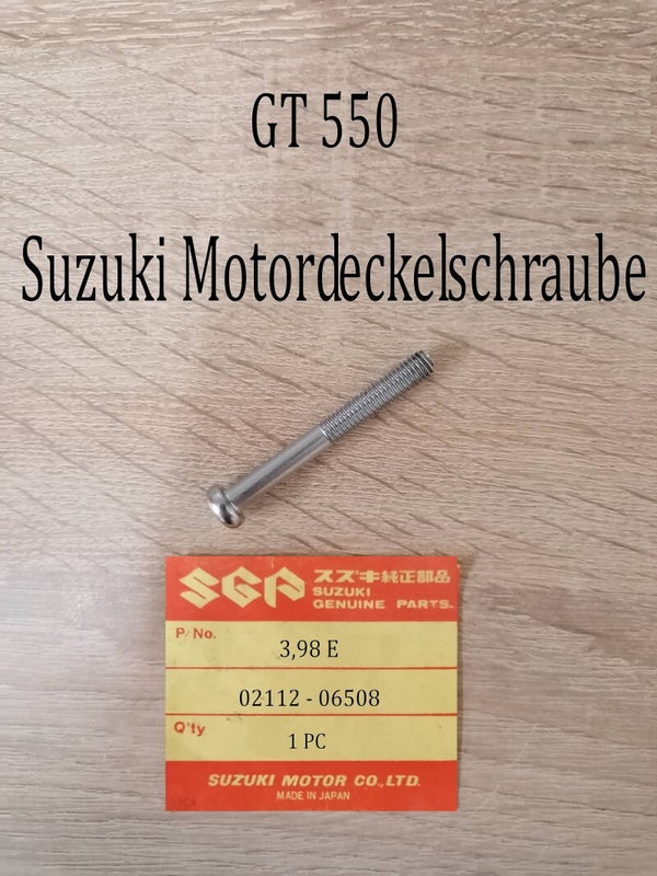Suzuki GT 550 Motordeckelschraube neu.