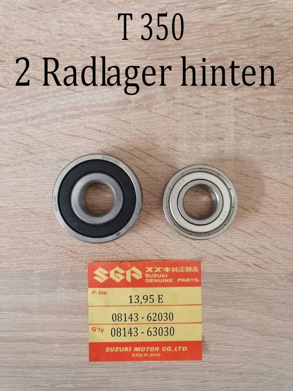 Suzuki T 350 Radlager hinten neu.