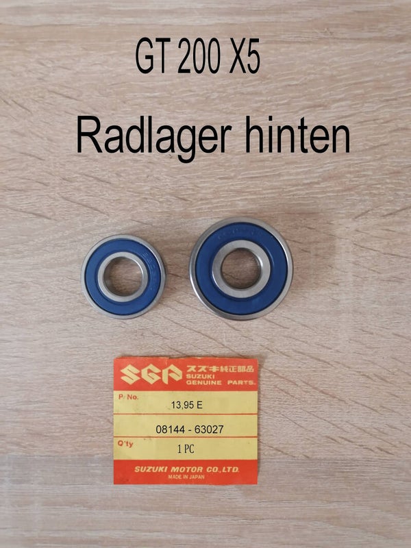 Suzuki GT 200 X5 Radlager hinten neu.