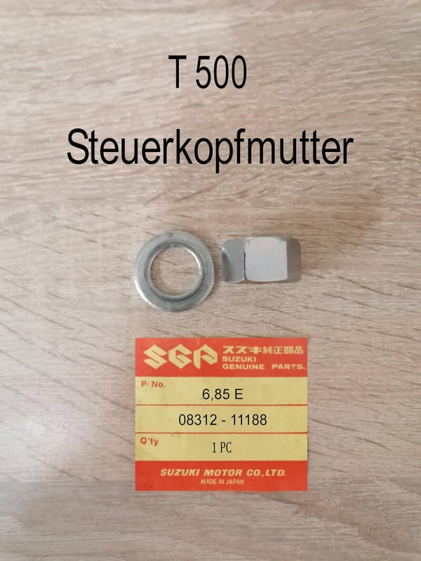 Suzuki T 500 Steuerkopfmutter gebraucht.