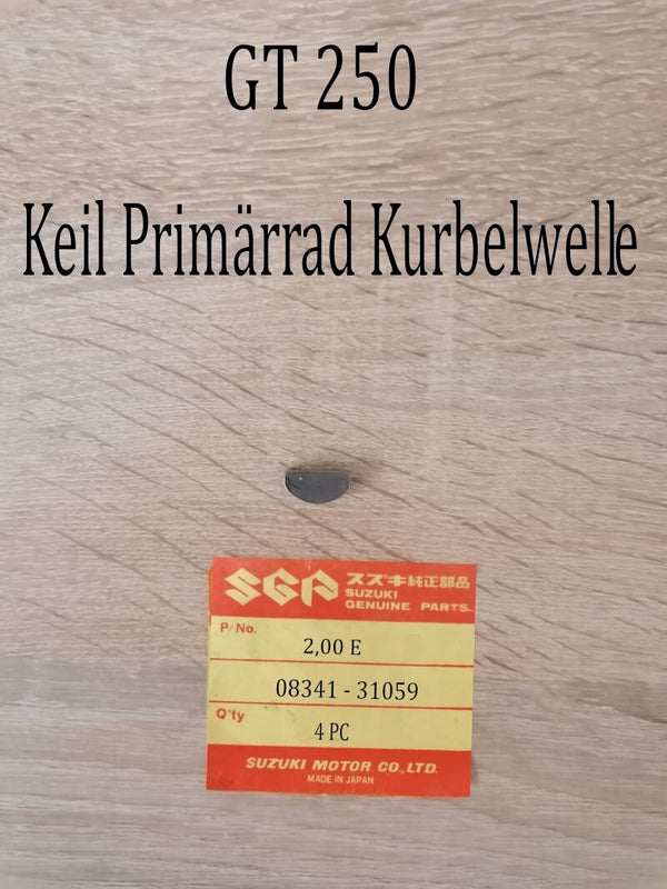 Suzuki GT 250 Keil Primärzahnrad