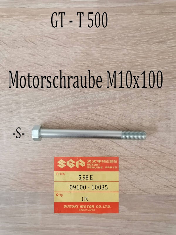 Suzuki GT - T 500 Motorschraube M10x100 gebraucht.