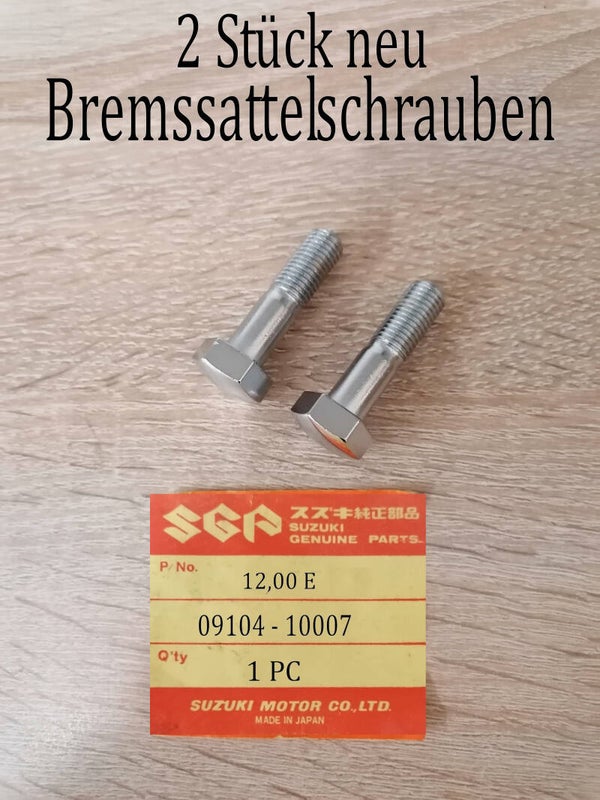 Suzuki GT 250 Bremssattelschrauben neu.