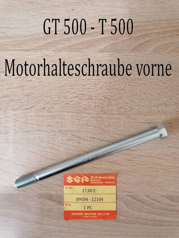 Suzuki GT 500 + T500 Motorhalteschraube gebraucht.