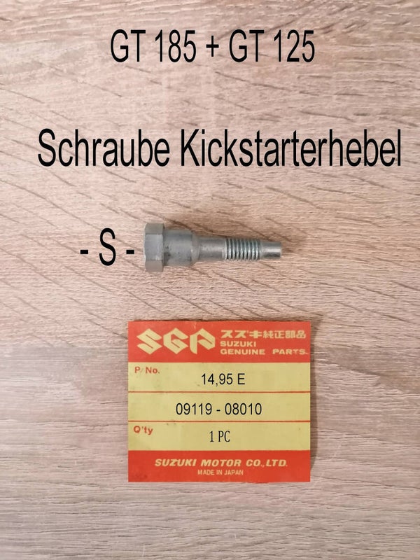 Suzuki GT 185 + GT 125 Schraube Kickstarterhebel