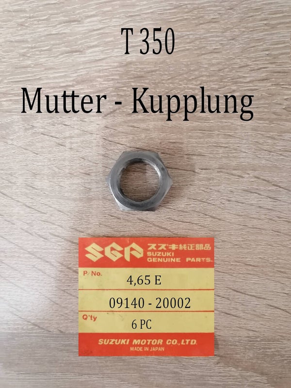 Suzuki T 350 Mutter Kupplung gebraucht.