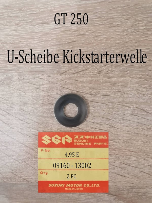 Suzuki GT 250 U-Scheibe Kickstarterwelle gebraucht.