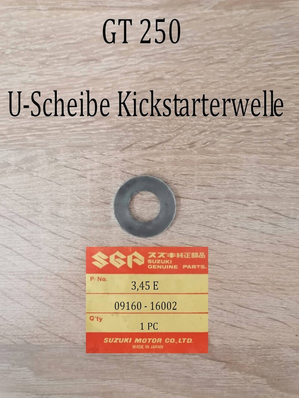 Suzuki GT 250 U-Scheibe Kickstarterwelle