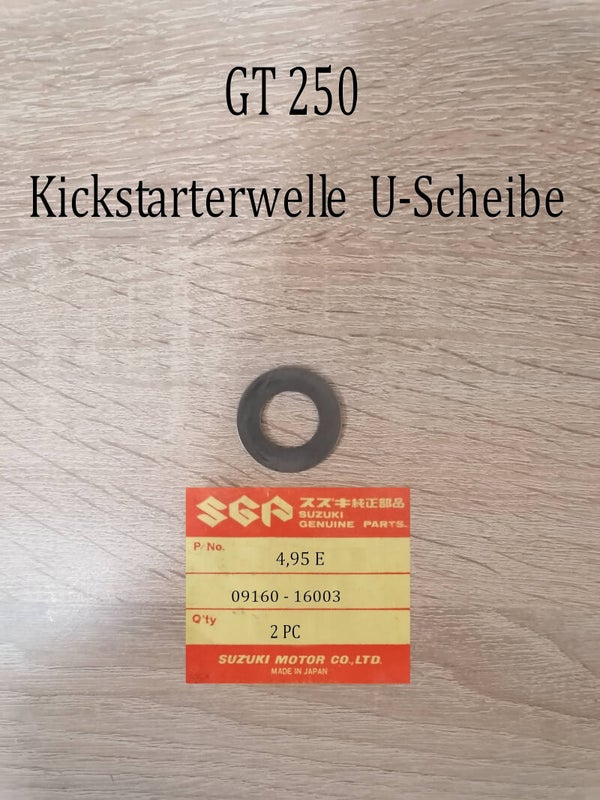 Suzuki GT 250 U-Scheibe Kickstarterwelle gebraucht.