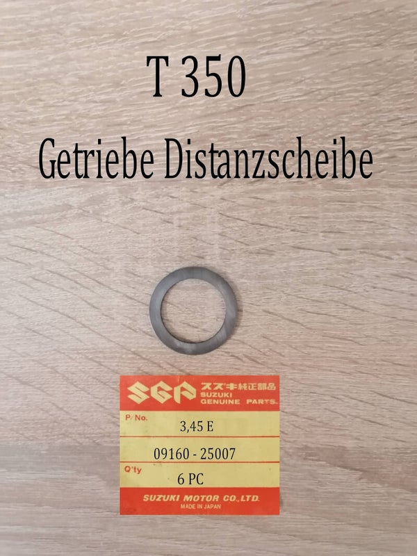 Suzuki T 350  Distanzscheibe Getriebe gebraucht.