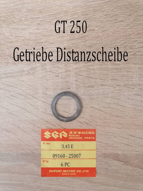 Suzuki GT 250 Distanzscheibe Getriebe