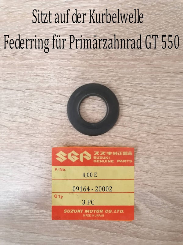 Suzuki GT 550 Federring Primärzahnrad