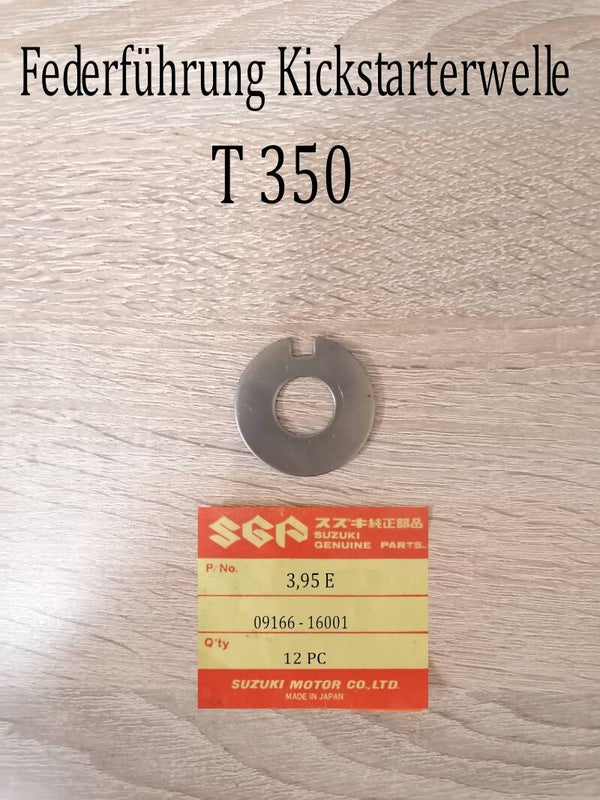 Suzuki T 350 Federführung Kickstarterwelle gebraucht.