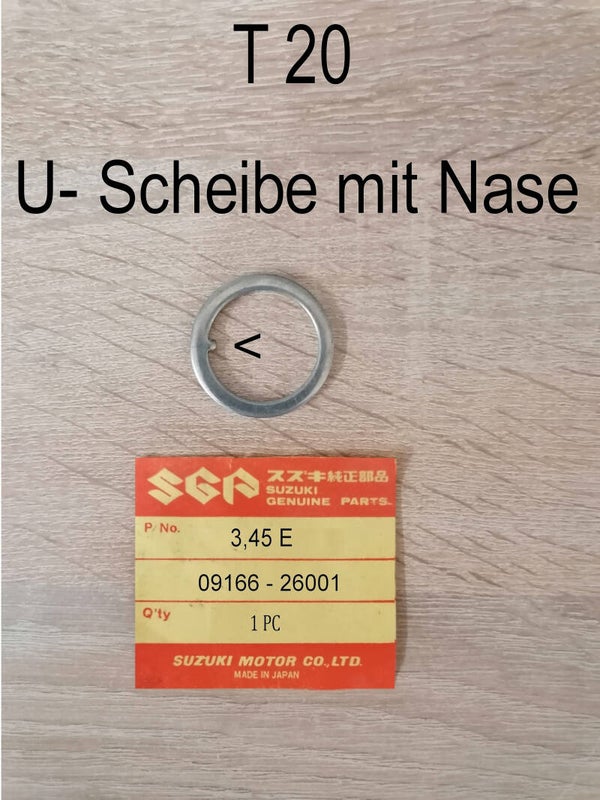 Suzuki T 20 U-Scheibe mit Nase Steuerkopf