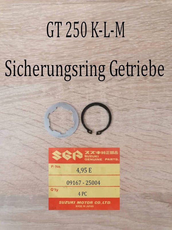 Suzuki GT 250 Sicherung Getriebe gebraucht.